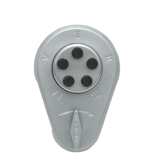 Dormakaba Simplex 902000026D41 Mechanical Push Button 1" Deadbolt latch, 1 3/8 - 1 1/2" thick, Satin Chr - KABA-902000026D41