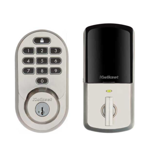 Kwikset Kwikset: Halo SmartKey Electronic Touchscreen Keyless Entry Deadbolt with WiFi / Satin Nickel - KWS-938-WIFI-KYPD-15