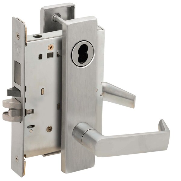 Schlage Schlage L-Series, Entrance Mortise Lock, L Decorative Escutcheon, 06 Lever, Grade 1 Mortise Lock, FS - L9453J 06L 626