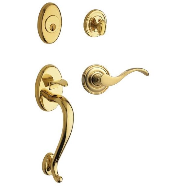 Baldwin Full Dummy Handlesets Lifetime Brass - 85315.003.LFD