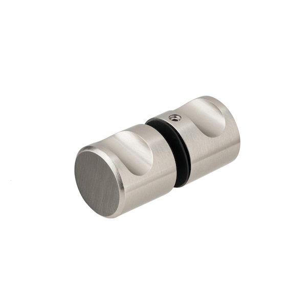Richelieu 1 14inch 32 mm BacktoBack Glass Door Knob, Brushed Nickel - 8710R3230195