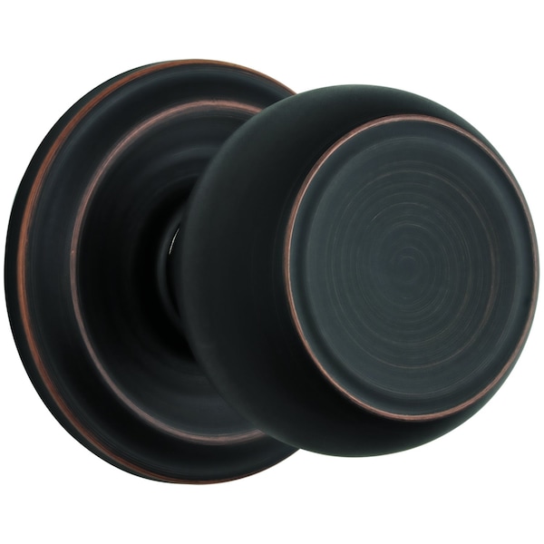 Brinks Commercial Brinks Push Pull Rotate Stafford Oil Rubbed Bronze Passage Knob KW1 1.75 in. - 23041-150