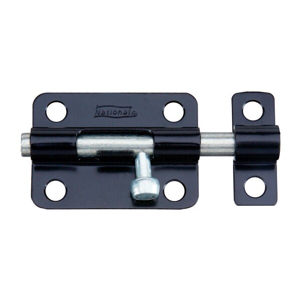 National Hardware National Hardware 3 in. L Black Steel Barrel Bolt 1 pk - N151-522