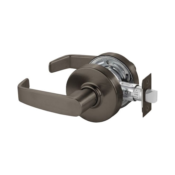 Sargent Passage Cylindrical Lock Grade 2 with L Lever and L Rose with T Strike Oil Rubbed Bronze - 7U15LL10B