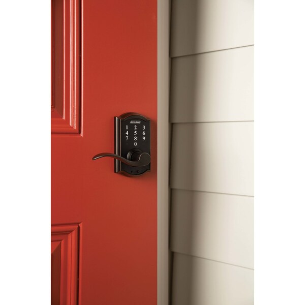 Schlage Schlage Aged Bronze Steel Electric Touch Screen Entry Lock - FE695VCAM716ACC