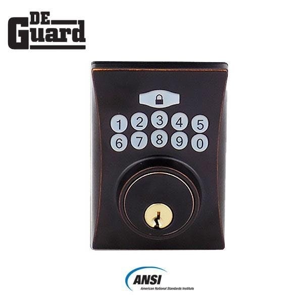 Deguard Electronic Keypad Keyed Deadbolt - ORB-KW1 - KKEDH-ORB-KW1