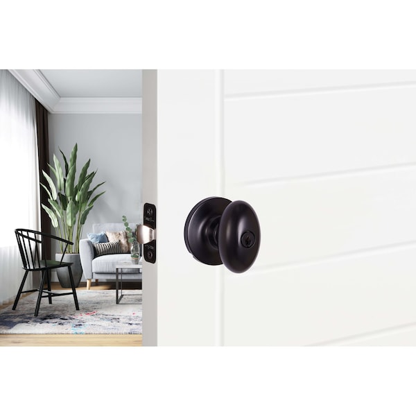 Sure-Loc Hardware Sure-Loc Hardware Arapaho Entry Knobset, Flat Black - AR107 FBL