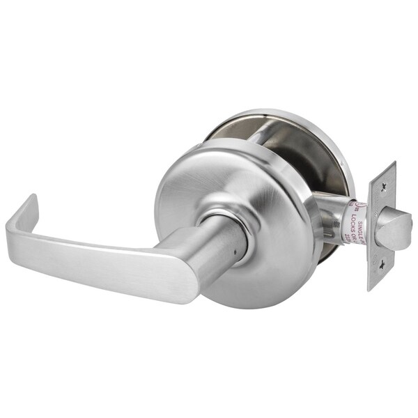Corbin Russwin Grade 1 Passage Lever x Blank Plate Cylindrical Lock, Newport Lever, Non-Keyed, Satin Chrome Finish,  - CL3580 NZD 626