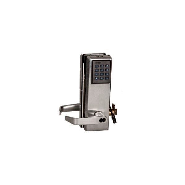 Best Cylindrical 9KZ Lock, Keypad, Lever, S3, Satin Chrome, 8-Cell - 9KZ37DV15KPS36268CE