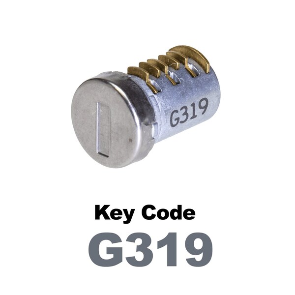 Global Replacement Lock Cylinder, For Non-Master Key Applications, For use in Locks with Key Code G319 - KC-SNM-NK-319