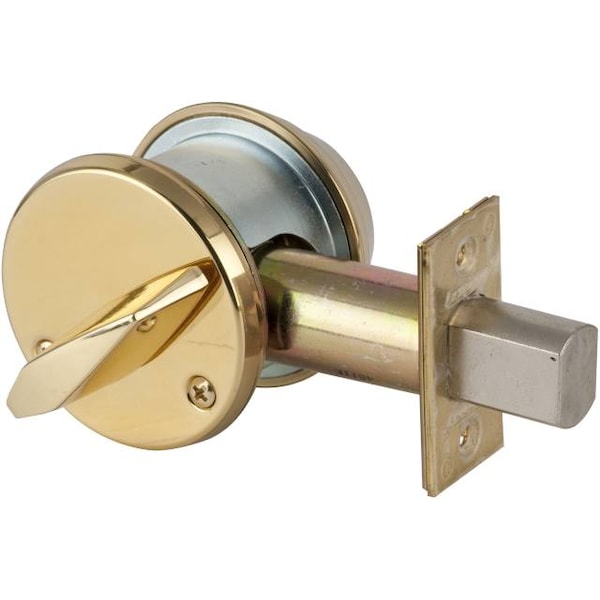 Schlage Commercial Bright Brass Deadbolt B663605 - B663605