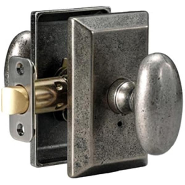Delaney Designer Delaney Designer 685408S Rosa Series Dummy Door Knob With Square Backplate - 685408S