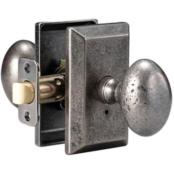 Delaney Designer Delaney Designer 681308S Sorrento Series Keyed Entry Door Knob Set With Curved Backplate - 681308S