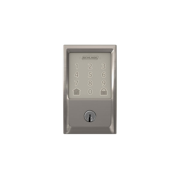 Schlage Schlage Encode Satin Nickel Metal Wifi Deadbolt - BE489WBVCEN619