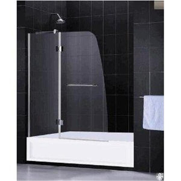 Dreamline DreamLine SHDR-3148586-04 Aqua Bathtub Door - Brushed Nickel - SHDR-3148586-04
