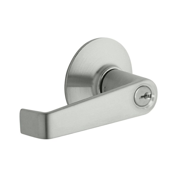 Schlage Schlage Elan Satin Chrome Storeroom Lockset 1-3/4 in. - F80CSVELA626