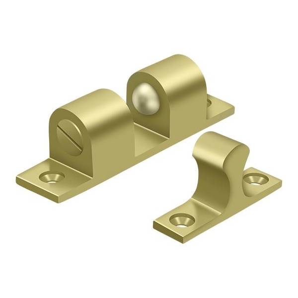 Deltana Ball Tension Catch 3" X 3/4" Bright Brass - BTC30U3