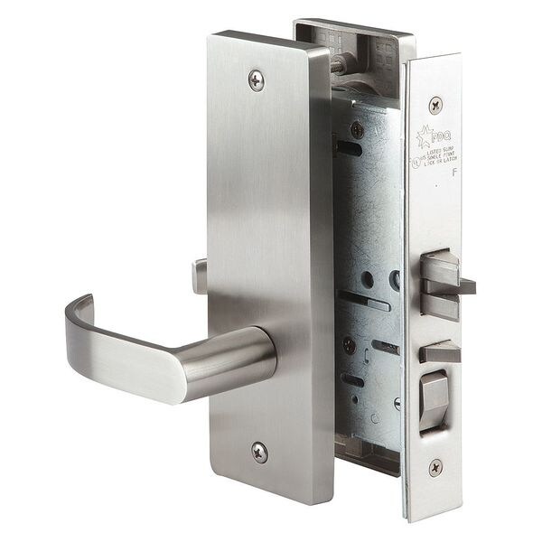 Pdq Mortise Lockset MR Escutcheon, Series MR, Grd. 1, Storeroom - MR115BJEW630RHCLDSCC