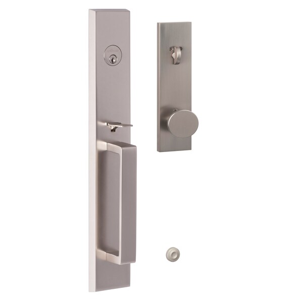 Sure-Loc Hardware Sure-Loc Hardware Vail Handleset, Basel Handleset Trim, Flat Black - VL507-BS FBL