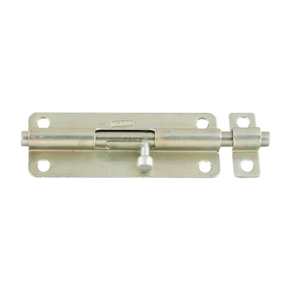 National Hardware National Hardware 5 in. L Zinc-Plated Steel Barrel Bolt 1 pk - N151-738