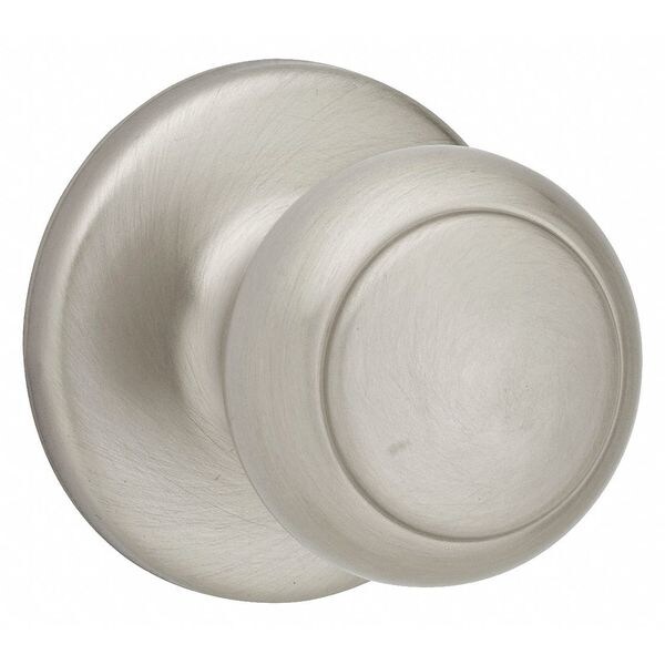 Kwikset Knob Lockset, Satin Nickel, Cove Style - 200CV-15
