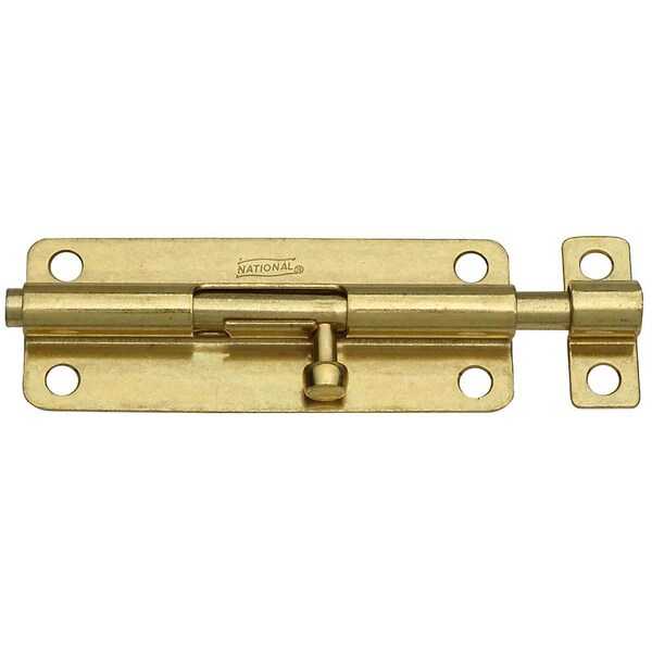 Stanley Stanley National Hardware 5 in. Barrel Bolts Brass, 5PK - N151-761