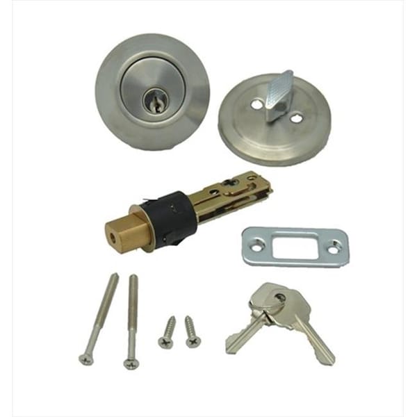 Ap Products AP PRODUCTS 013222SS Single Dead Bolt Stainless Steel - A1W-013222SS