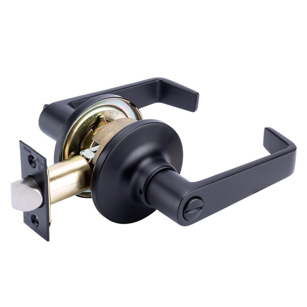Brinks Commercial Brinks Commercial Matte Black Privacy Lever Right or Left Handed - BC40100