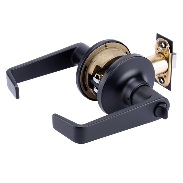Brinks Commercial Brinks Commercial Matte Black Privacy Lever Right or Left Handed - BC40100