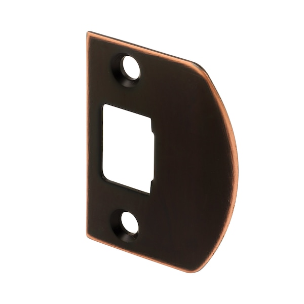 Prime-Line Passage Door Latch Set, Glass Knob with Latch Bolt Bronze Finish, Vintage - E 28327