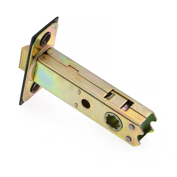 Prime-Line Passage Door Latch Set, Glass Knob with Latch Bolt Bronze Finish, Vintage - E 28327