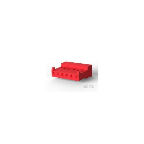 Te Connectivity 06P MTA156 CONN ASSY 22AWG RED - 3-644463-6
