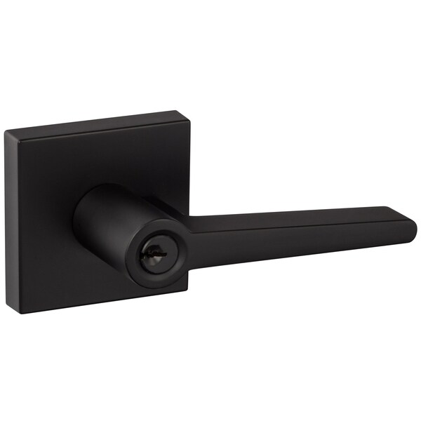 Sure-Loc Hardware Sure-Loc Hardware Basel Square Entry Lever, Flat Black - BS107-SQ FBL