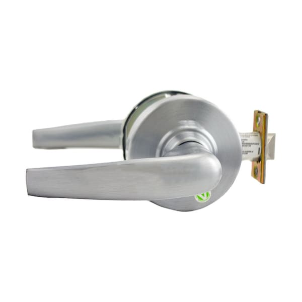 Schlage Commercial ND Series Passage Athens with 13-248 Latch 10-025 Strike Antimicrobial Satin Chrome Finish - ND10ATH626AM