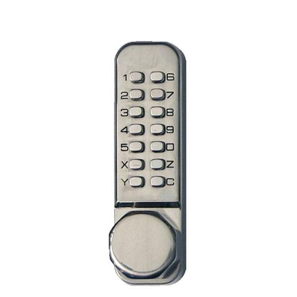 Dormakaba Simplex LD452-35 Light Duty Mechanical Pushbutton Lock with  Knob Tubular Latch Bolt 2-3/4 in. - KABA-LD4523532D41