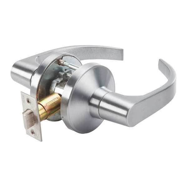 Pdq Door Lever Lockset, BSN Curved Style - GP 126 BSN 626 234 ASA