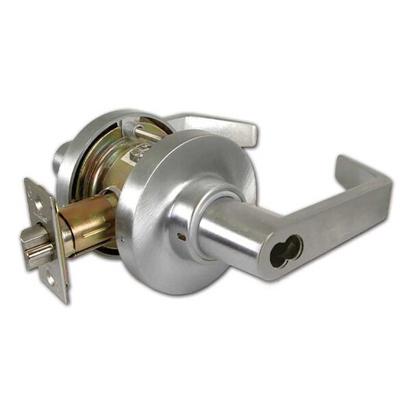 Marks Usa Grade 2 Cylindrical Lock, AB-Entry, 175 Lever, Satin Chrome, 2-3/4 Inch Backset, SFIC Less - 175RAB-26D