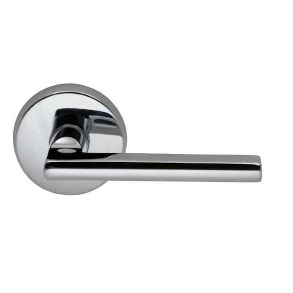 Omnia Lever Pass 2-3/8" BS Full Lip 1-3/4" Doors Bright Chrome 943 - 943/00BF.PA2