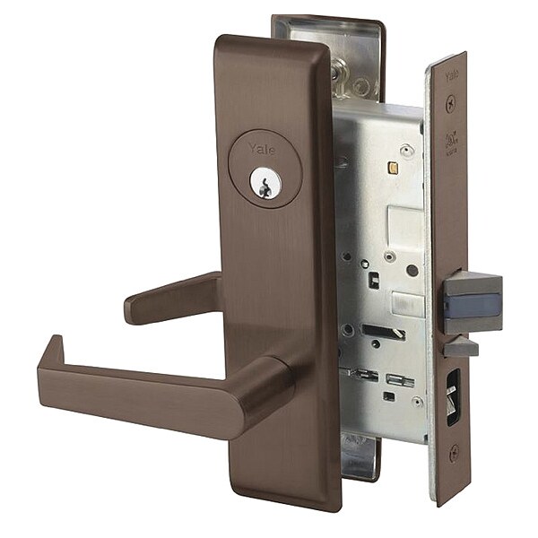 Assa Abloy Accentra Mortise Lockset, Mechanical, Entrance - 8807FL AUCN 613E RH LC