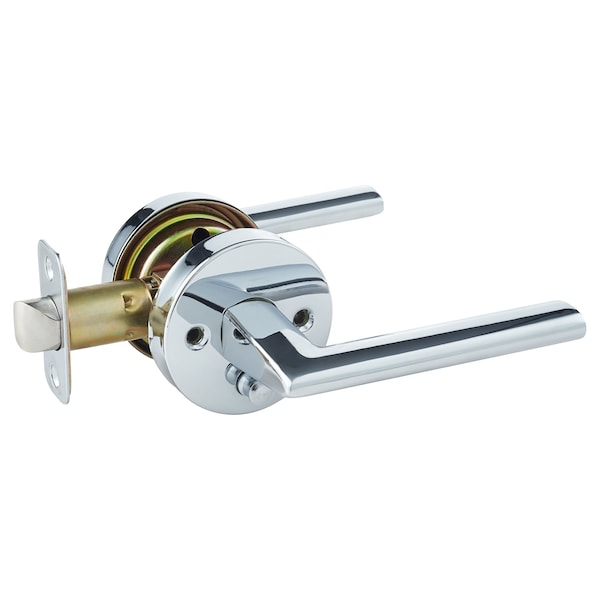 Sapphire Related Collection Modern Polished Chrome Grade 3 Privacy Bed/Bath Door Handle with Lock - LS-REL40-US26
