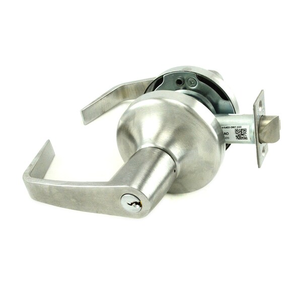 Yale Commercial Office Entry Augusta Lever Grade 1 Cylindrical Lock with Para Keyway, 694 Latch, and 497-114 - AU4707LN626