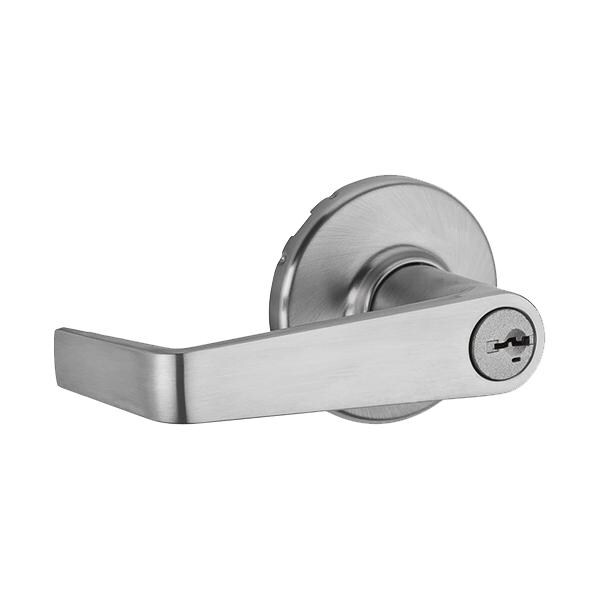 Kwikset Kwikset: SC1  KingstonGrade 2 Entry commercial lever / Satin Chrome/ with SmartKey Technology - KWS-756KNL-SMC-UL-26D