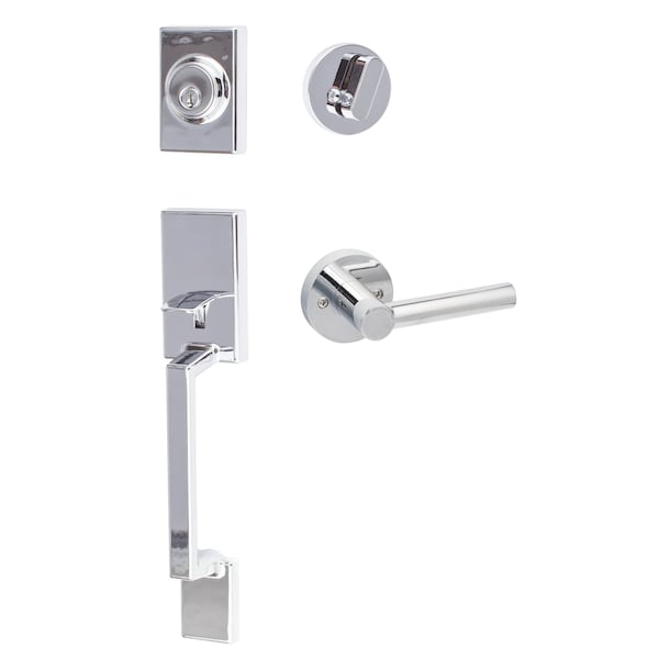 Sure-Loc Hardware Sure-Loc Hardware Stockholm Handleset, Marin Handleset Trim, Polished Chrome - SH507-R-MR 26
