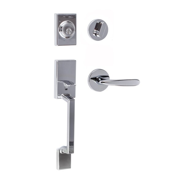 Sure-Loc Hardware Sure-Loc Hardware Stockholm Handleset, Torino Handleset Trim, Polished Chrome - SH507-R-TR 26