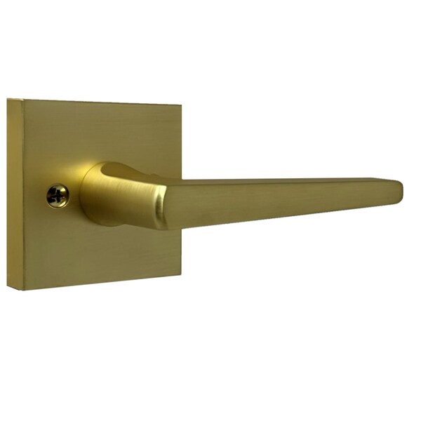 Weslock Philtower Lever Half Dummy Lock Satin Brass Finish - 0070574--0020