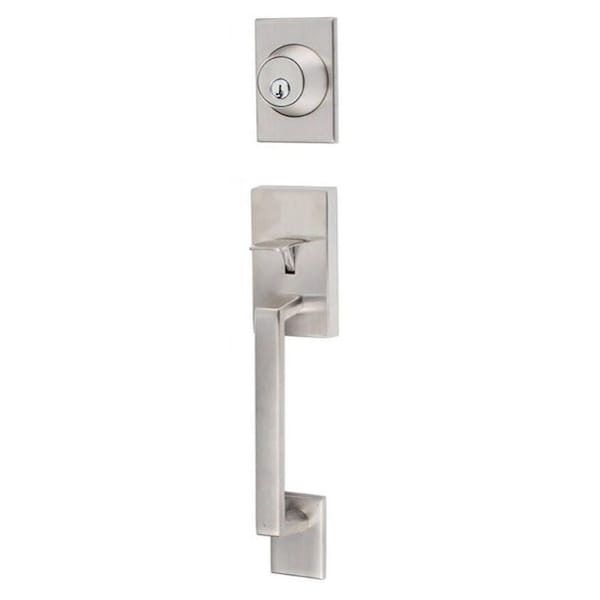 Sure-Loc Hardware Sure-Loc Hardware Koln Dummy Handleset with Thumb Turn, Satin Stainless - KN500 32D