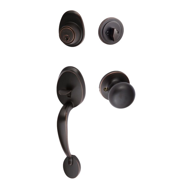Sure-Loc Hardware Sure-Loc Hardware Alta Handleset, Durango Handleset Trim, Vintage Bronze - AT507-DU-RD 11P