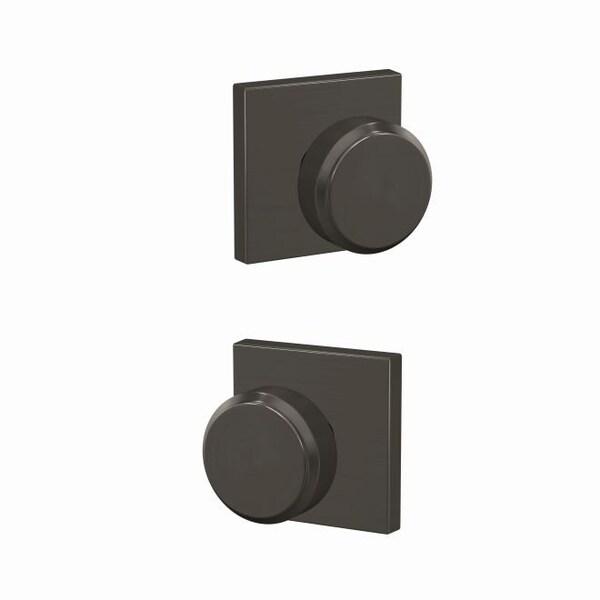 Schlage Residential Schlage Custom Bowery Knob with Collins Rose Passage and Privacy Lock with 16600 Latch and - FC21BWE530COL