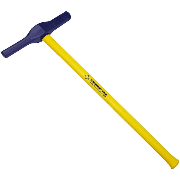 Warwood Tool 8 lb Carbon Spike Maul Bell Pattern, 34 Fiberglass Handle - 325