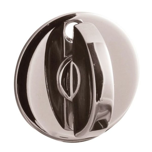 Baldwin Modern Round Lifetime Bright Nickel Turns Lifetime Bright Nickel - 6750.055